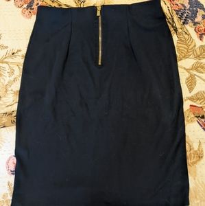 Navy Pencil Skirt